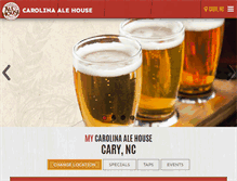 Tablet Screenshot of carolinaalehouse.com